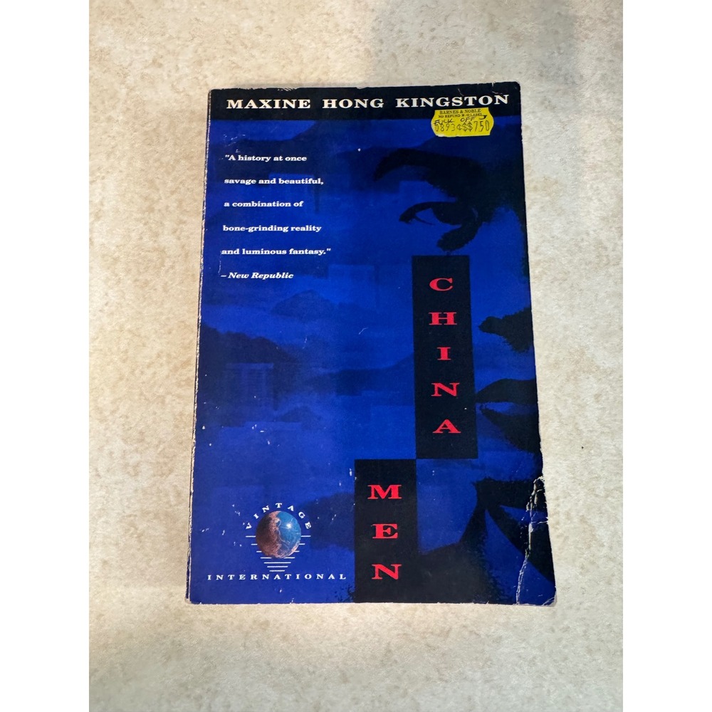 China Men Maxine Hong Kingston Vintage International 1989 Paperback 0679723285